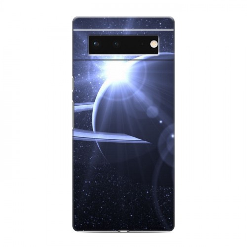 Дизайнерский силиконовый с усиленными углами чехол для Google Pixel 6 Галактика