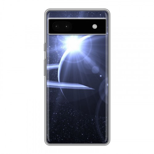Дизайнерский силиконовый с усиленными углами чехол для Google Pixel 6a Галактика