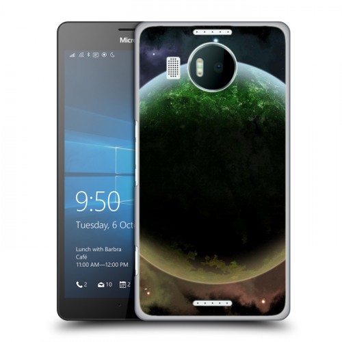 Дизайнерский пластиковый чехол для Microsoft Lumia 950 XL Галактика