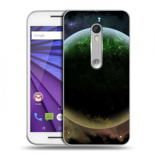 Дизайнерский пластиковый чехол для Lenovo Moto G Галактика