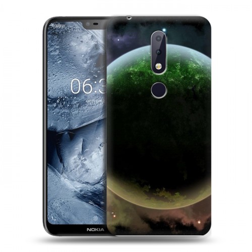 Дизайнерский силиконовый чехол для Nokia 6.1 Plus Галактика