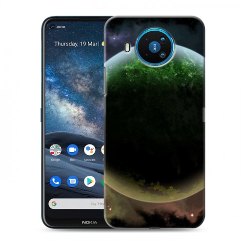 Дизайнерский силиконовый чехол для Nokia 8.3 Галактика