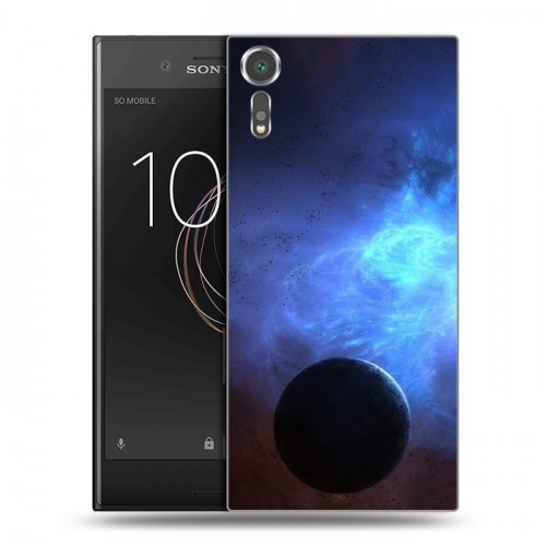 Дизайнерский пластиковый чехол для Sony Xperia XZs Галактика