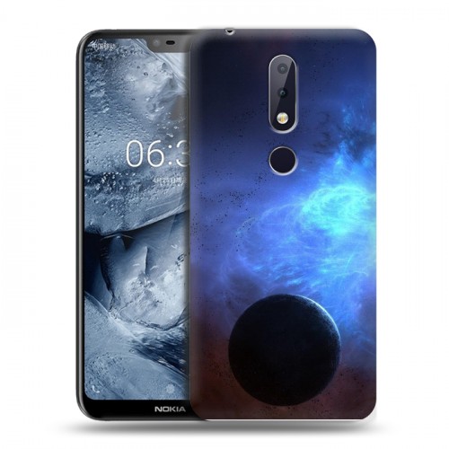 Дизайнерский пластиковый чехол для Nokia 6.1 Plus Галактика