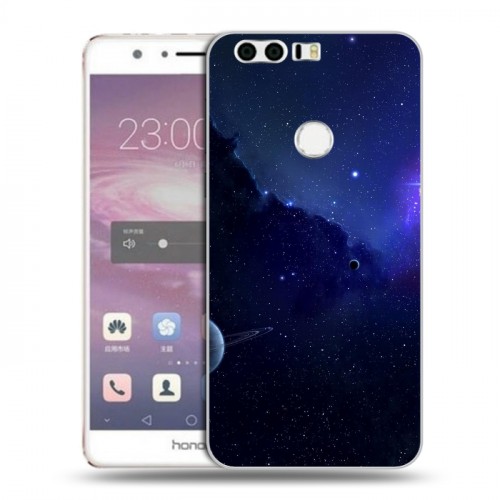 Дизайнерский пластиковый чехол для Huawei Honor 8 Галактика