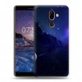 Дизайнерский пластиковый чехол для Nokia 7 Plus Галактика