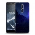 Дизайнерский пластиковый чехол для Nokia 5.1 Галактика