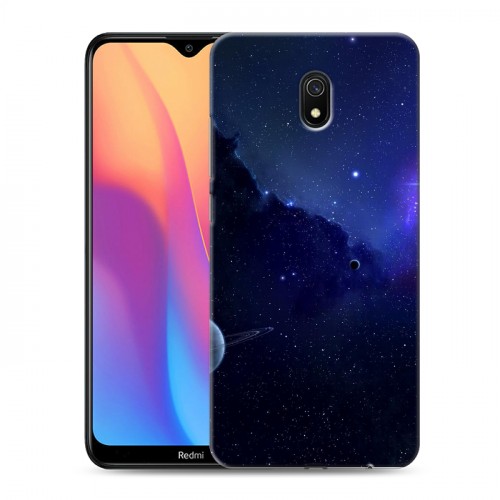 Дизайнерский силиконовый с усиленными углами чехол для Xiaomi RedMi 8A Галактика