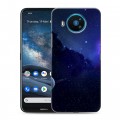 Дизайнерский силиконовый с усиленными углами чехол для Nokia 8.3 Галактика