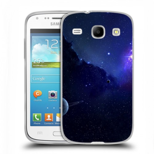 Дизайнерский пластиковый чехол для Samsung Galaxy Core Галактика