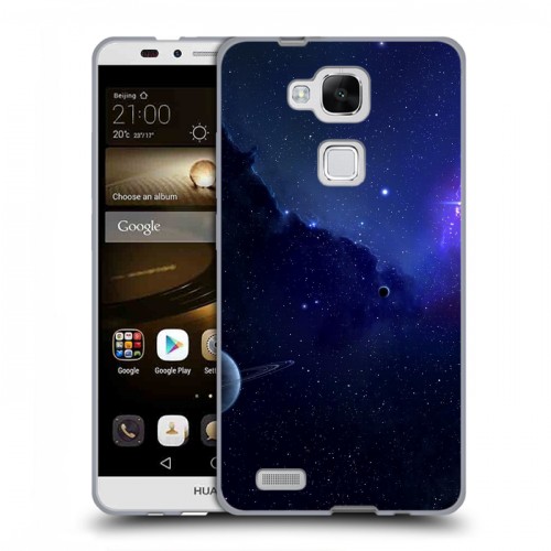 Дизайнерский пластиковый чехол для Huawei Ascend Mate 7 Галактика