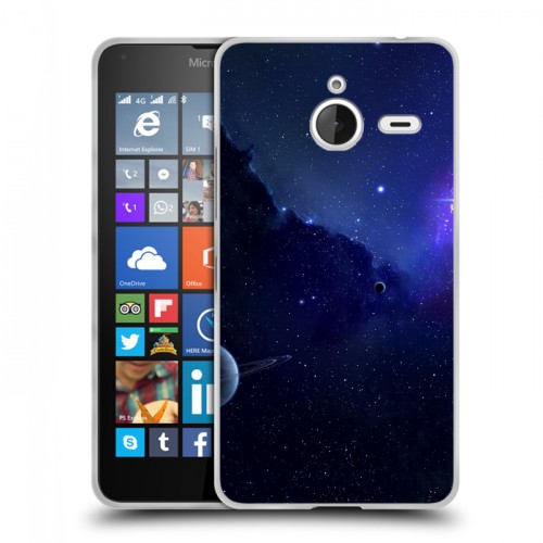 Дизайнерский пластиковый чехол для Microsoft Lumia 640 XL Галактика