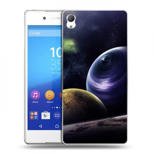 Дизайнерский пластиковый чехол для Sony Xperia Z3+ Галактика