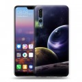 Дизайнерский силиконовый с усиленными углами чехол для Huawei P20 Pro Галактика