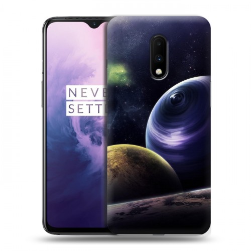 Дизайнерский пластиковый чехол для OnePlus 7 Галактика