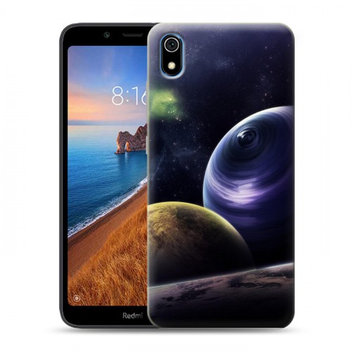 Дизайнерский силиконовый чехол для Xiaomi RedMi 7A Галактика