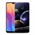 Дизайнерский силиконовый с усиленными углами чехол для Xiaomi RedMi 8A Галактика