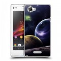 Дизайнерский пластиковый чехол для Sony Xperia L Галактика