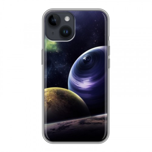 Дизайнерский пластиковый чехол для Iphone 14 Галактика