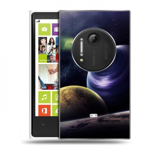 Дизайнерский пластиковый чехол для Nokia Lumia 1020 Галактика