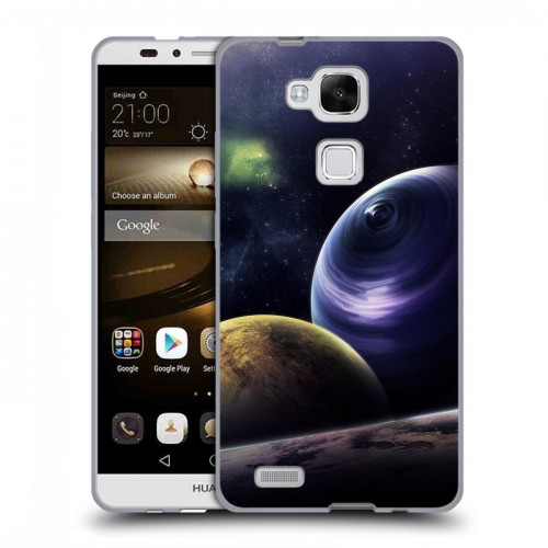 Дизайнерский силиконовый чехол для Huawei Ascend Mate 7 Галактика