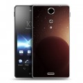 Дизайнерский пластиковый чехол для Sony Xperia TX Галактика