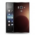 Дизайнерский пластиковый чехол для Sony Xperia acro S Галактика