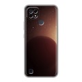 Дизайнерский силиконовый чехол для Realme C21 Галактика