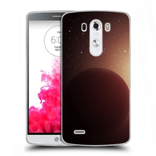 Дизайнерский пластиковый чехол для LG G3 (Dual-LTE) Галактика