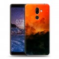 Дизайнерский пластиковый чехол для Nokia 7 Plus Галактика