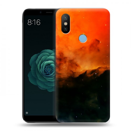 Дизайнерский силиконовый чехол для Xiaomi Mi A2 Галактика