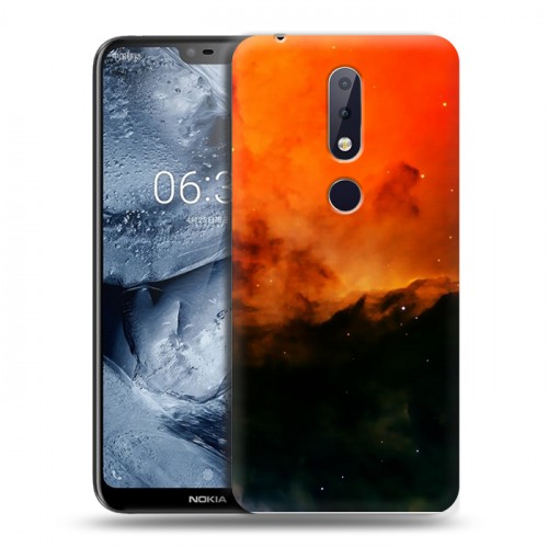 Дизайнерский пластиковый чехол для Nokia 6.1 Plus Галактика