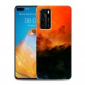 Дизайнерский пластиковый чехол для Huawei P40 Галактика