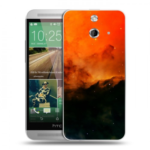 Дизайнерский пластиковый чехол для HTC One E8 Галактика