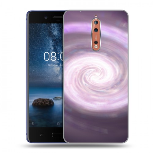 Дизайнерский пластиковый чехол для Nokia 8 Галактика