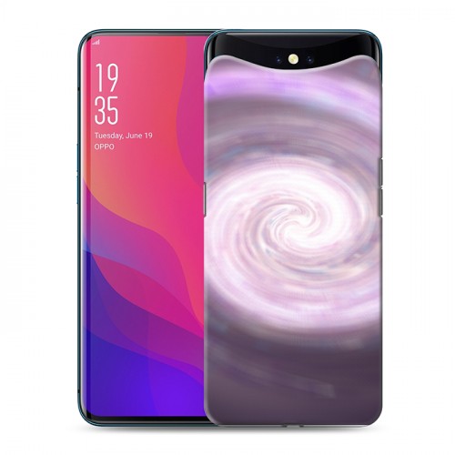 Дизайнерский силиконовый чехол для OPPO Find X Галактика