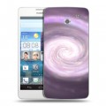 Дизайнерский пластиковый чехол для Huawei Ascend D2 Галактика