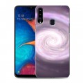 Дизайнерский пластиковый чехол для Samsung Galaxy A20s Галактика