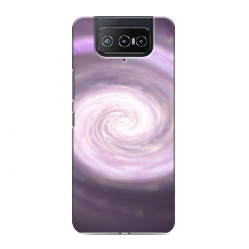 Дизайнерский силиконовый чехол для ASUS ZenFone 8 Flip Галактика