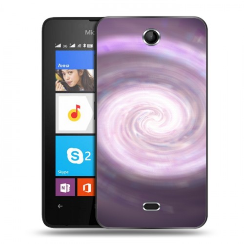 Дизайнерский силиконовый чехол для Microsoft Lumia 430 Dual SIM Галактика