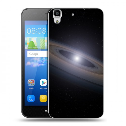 Дизайнерский пластиковый чехол для Huawei Y6 Галактика