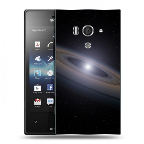 Дизайнерский пластиковый чехол для Sony Xperia acro S Галактика