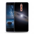 Дизайнерский пластиковый чехол для Nokia 8 Галактика