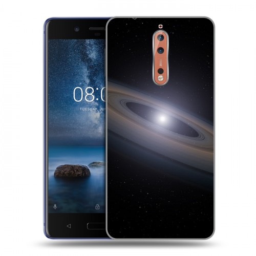 Дизайнерский пластиковый чехол для Nokia 8 Галактика