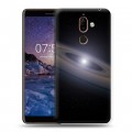 Дизайнерский пластиковый чехол для Nokia 7 Plus Галактика