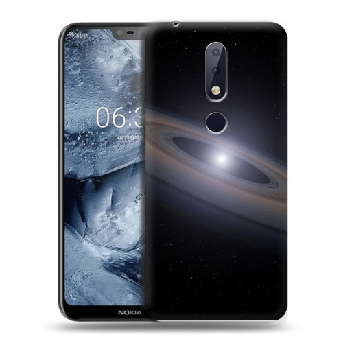 Дизайнерский пластиковый чехол для Nokia 6.1 Plus Галактика