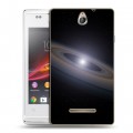 Дизайнерский пластиковый чехол для Sony Xperia E Галактика