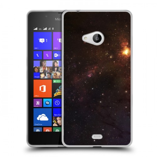 Дизайнерский пластиковый чехол для Microsoft Lumia 540 Галактика