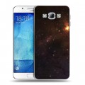 Дизайнерский пластиковый чехол для Samsung Galaxy A8 Галактика