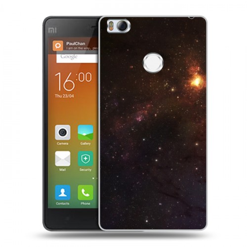 Дизайнерский силиконовый чехол для Xiaomi Mi4S Галактика